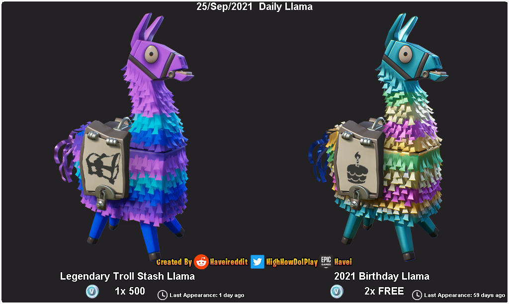 Happy llama angry llama fortnite